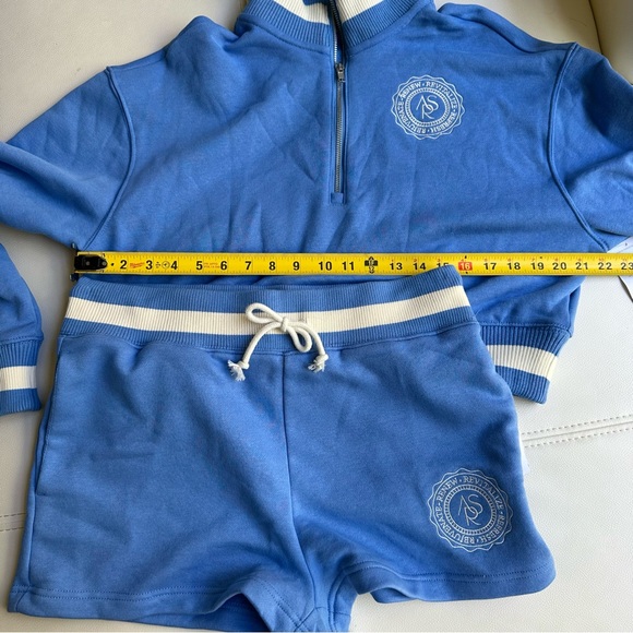 NWT AS Revival Elite Varsity Fleece Pullover and shorts set size medium - Picture 14 of 14